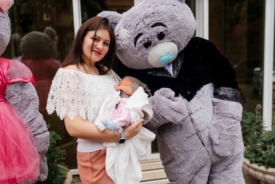 Аниматоры Зустріч з пологового будинку в Одессе