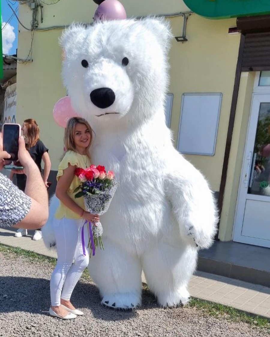 Аниматоры Білий ведмідь 2.5 метра в Одессе