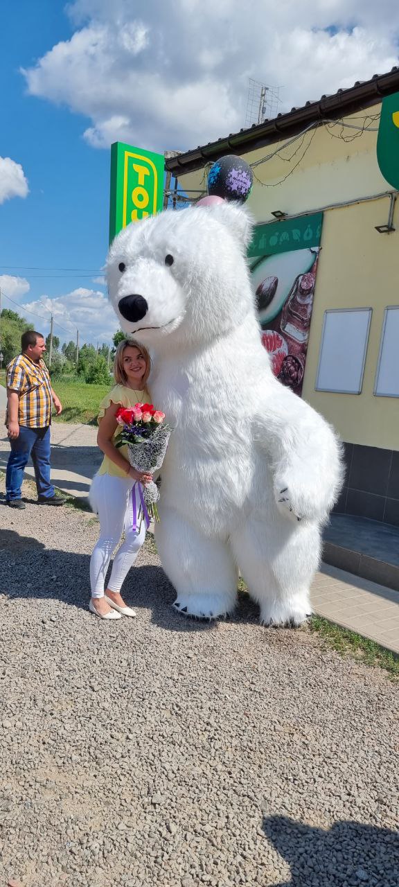 Аниматоры Білий ведмідь 2.5 метра в Одессе