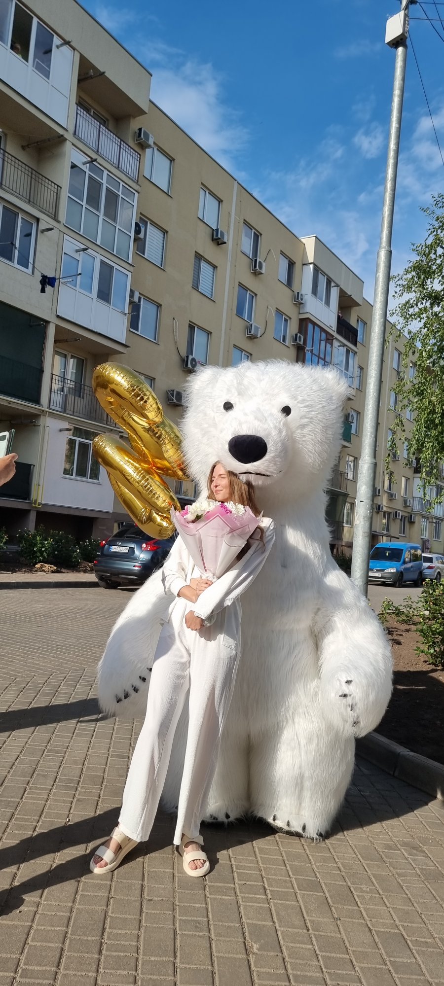 Аниматоры Білий ведмідь 2.5 метра в Одессе