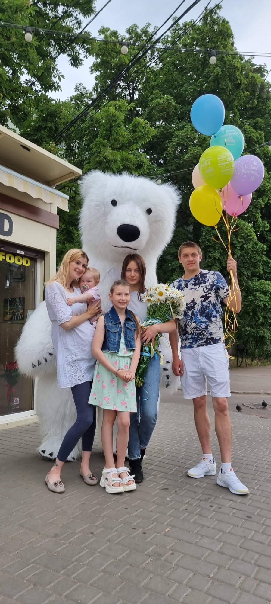 Аниматоры Білий ведмідь 2.5 метра в Одессе