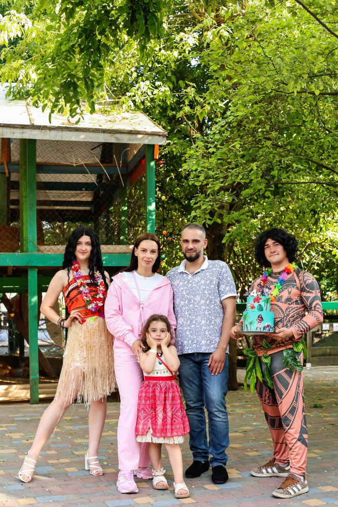Аниматоры Моана і Мауї в Одессе